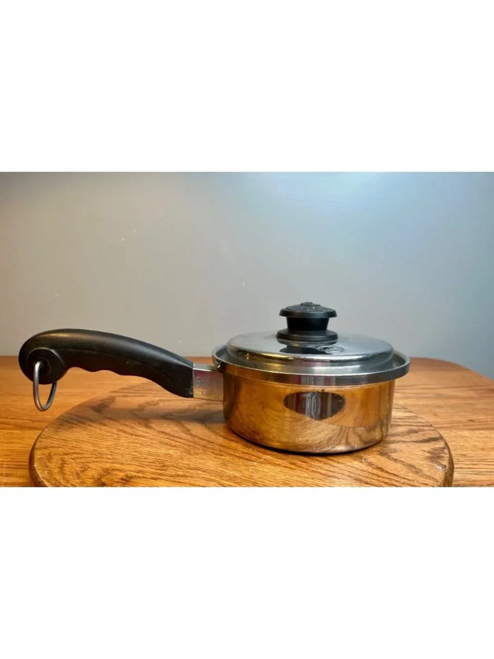 Vintage 1 QT Saladmaster Stainless Steel Saucepan with Vapo Lid, Induction Com